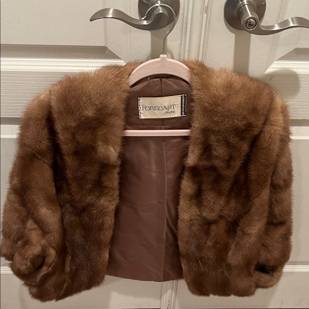 Forecast Brown Mink Fur Jacket